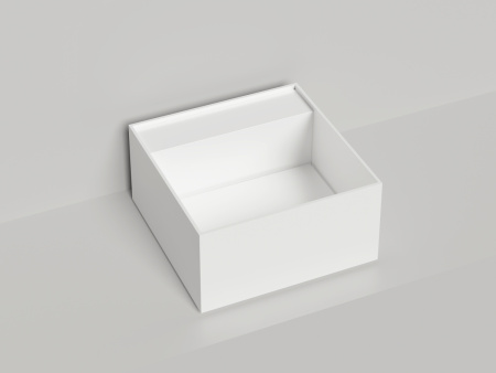 Раковина из искусственного камня S-Stone Salini ARMONIA 130522TMF 50х50 накладная цвет белый